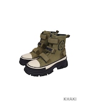サイドペイントベルトスニーカー (KHAKI) CQ-47520