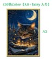 A2『120色カラー』ALL樹脂ビーズ＆AB+fairy3色入り Ta-box70 ダイヤモンドアート
