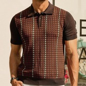【BB88】Check Knit Polo