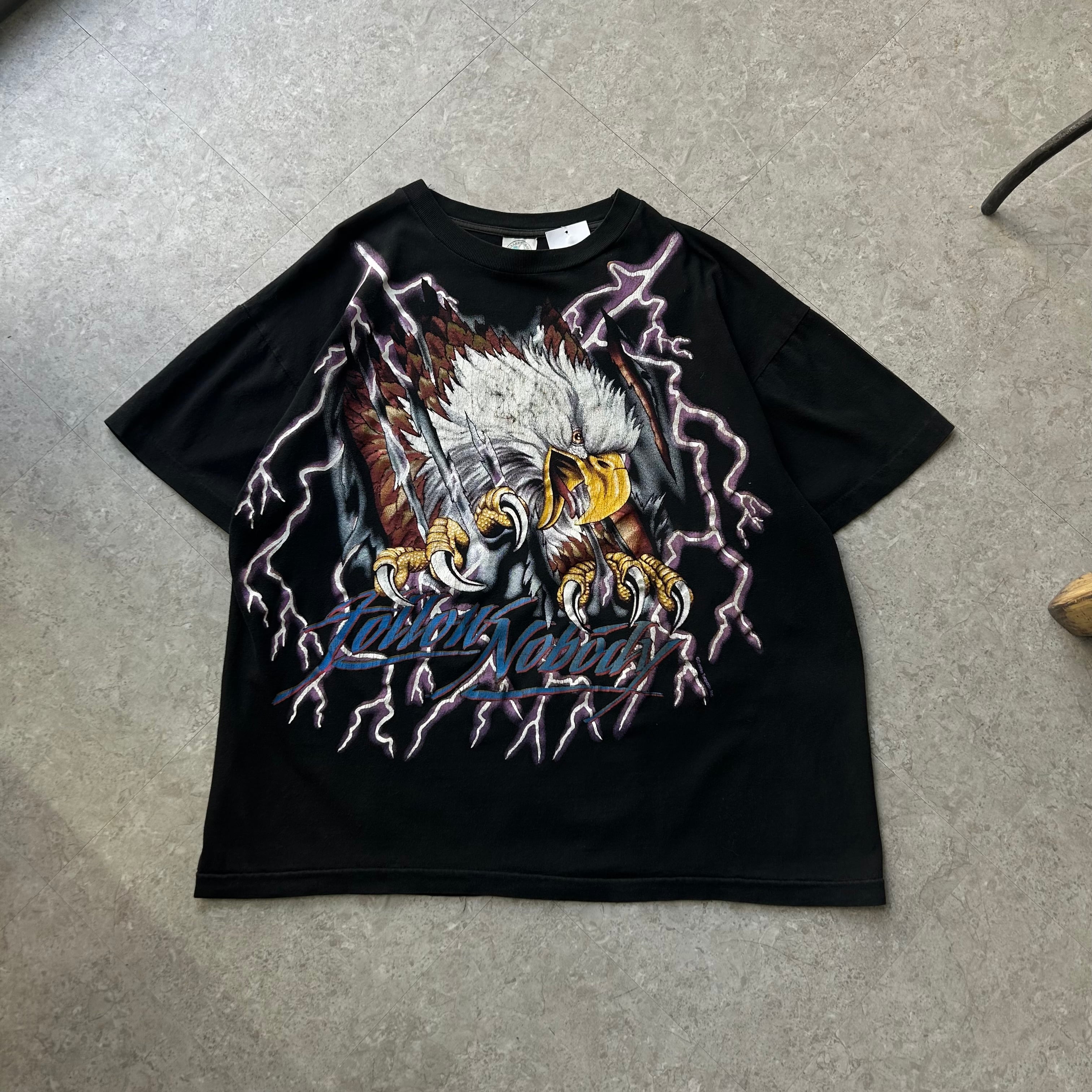 80~90s AMERICAN THUNDER "eagle" T-shirt【仙台店】