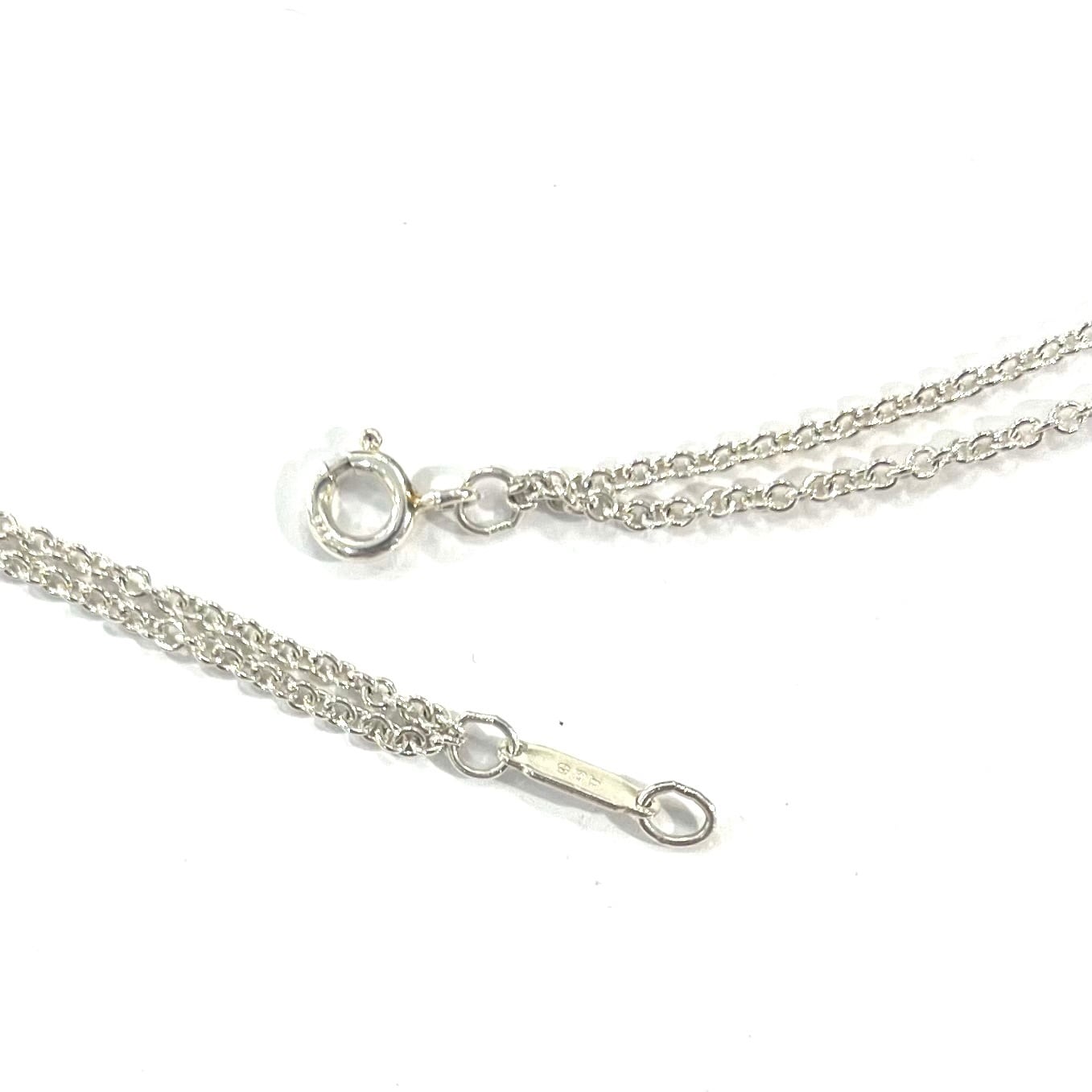 限定価格【TIFFANY&Co.】2765 ダブル チェーン 立体 インフィニティ