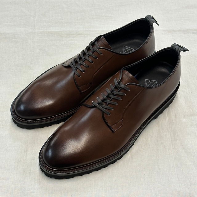 WH PLAIN TOE LEATHER SHOES 8