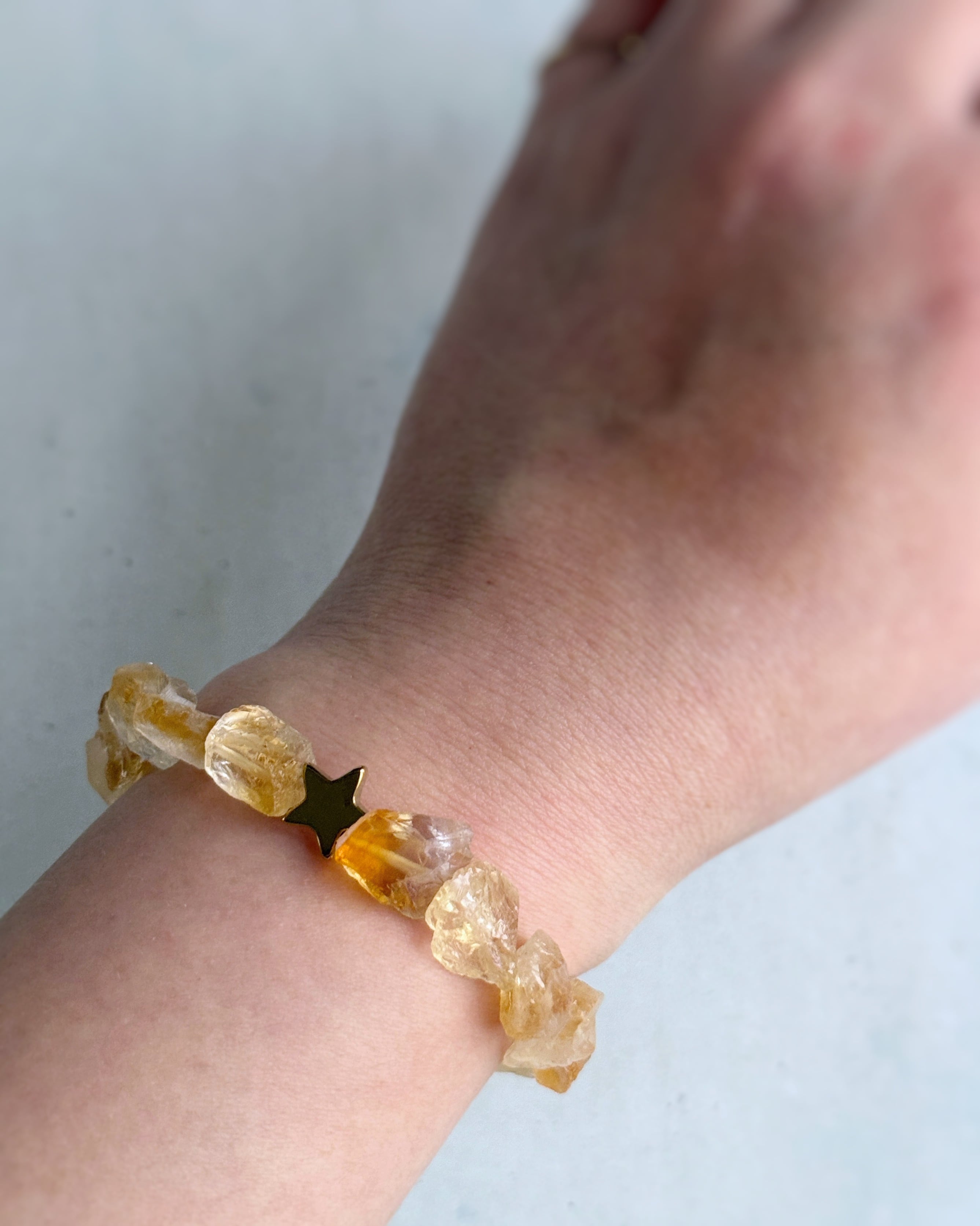 rough rock bracelet(シトリン)
