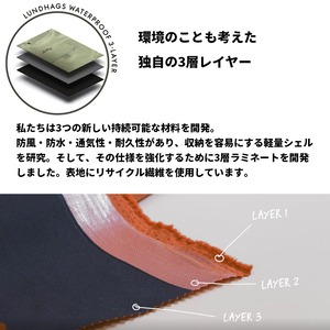 Lundhags ルンドハグス MAKKE ジャケット トレッキング ハイキング 登山  透湿性 ストレッチ サステナブル