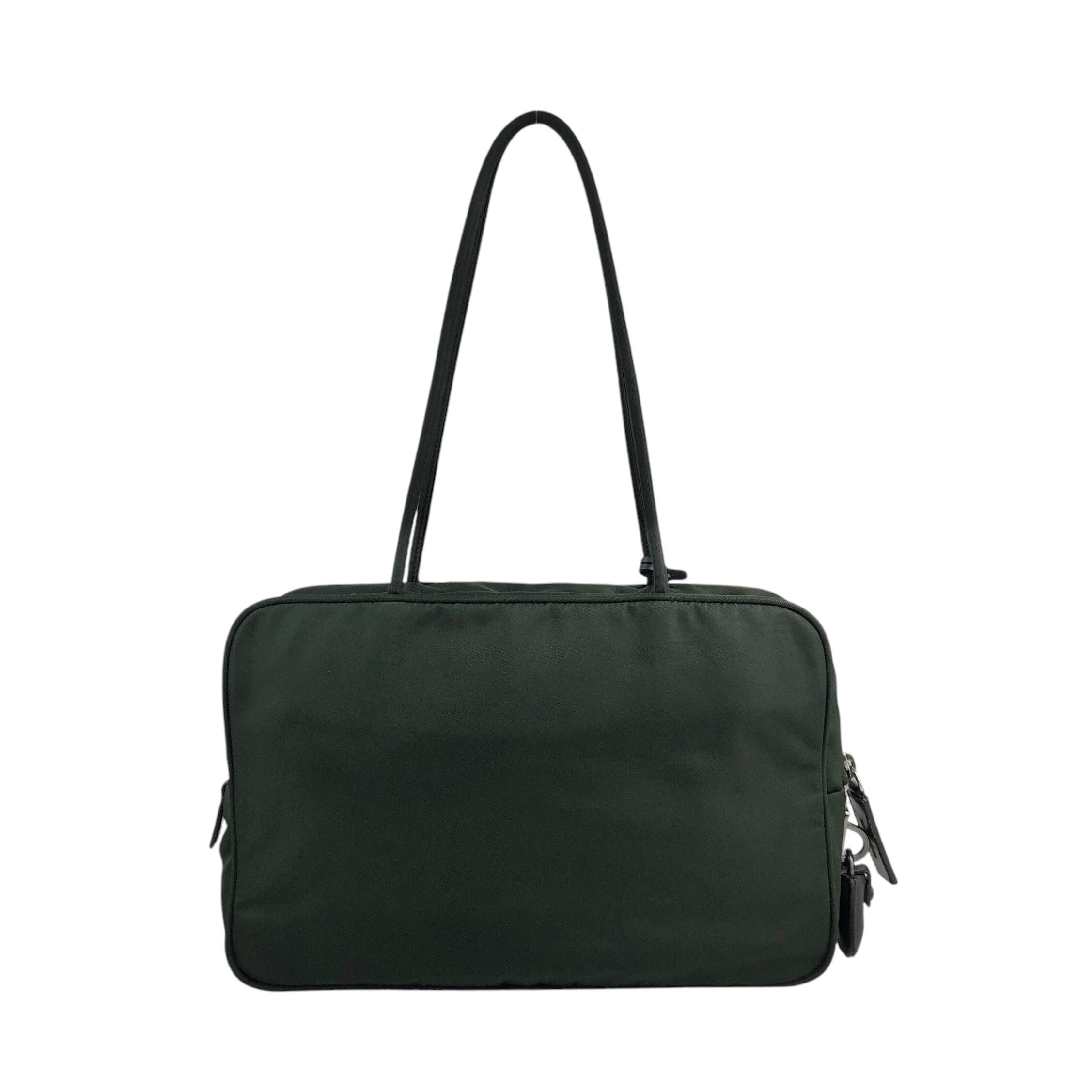 PRADA プラダ トートバッグ カーキ トライアングルロゴ ナイロン