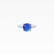 リング アジサイ石 Round0606 Silver