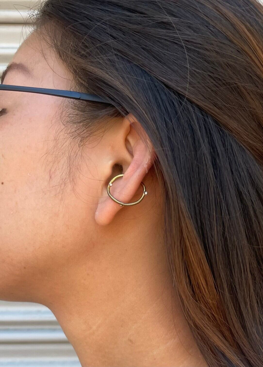 Atelier Sou ユーカリ花冠イヤーカフ One Wash