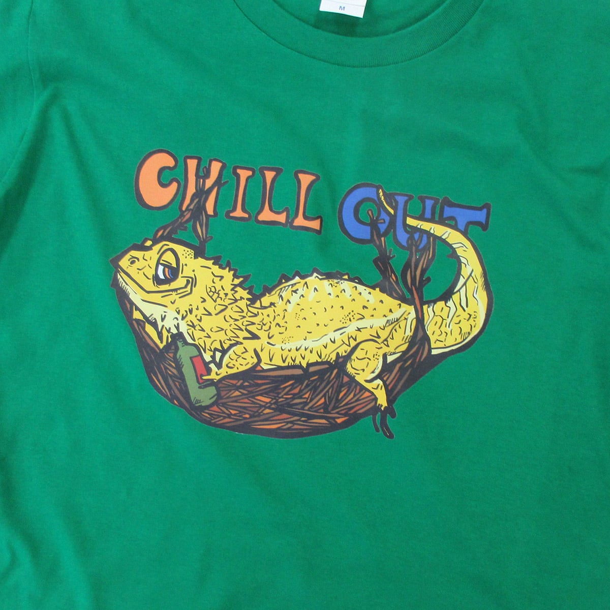ハンモック フトアゴヒゲトカゲ 爬虫類 Tシャツ am75