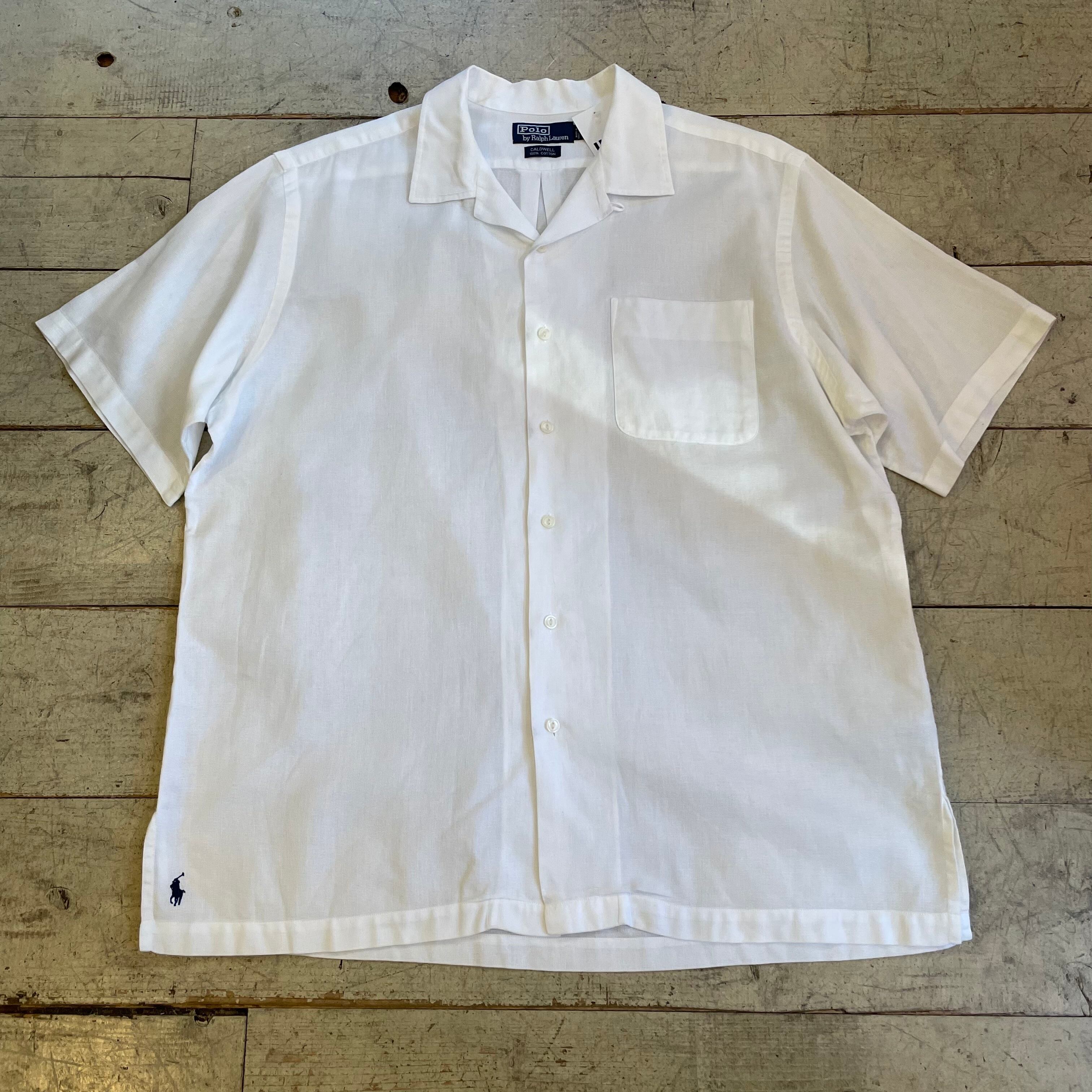 鉄道運行 90s Polo Ralph Lauren Shirt CALDWELL 白 | yasnabeauty.com