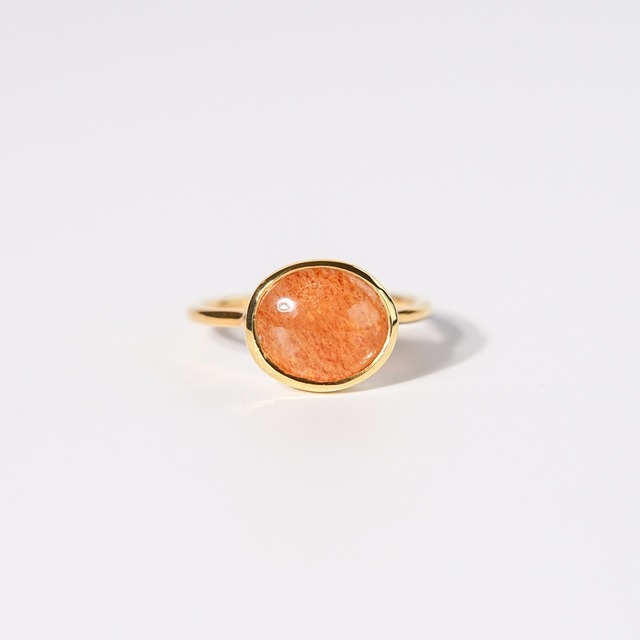 【9号】サンストーン リング