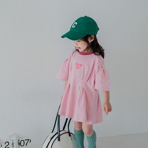 ꒰爆速納 90꒱コットンPINKワンピース