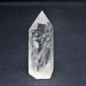 水晶 六角柱 ポイント 置物 一点物 142-10964