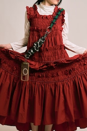 3way tartan strap Green