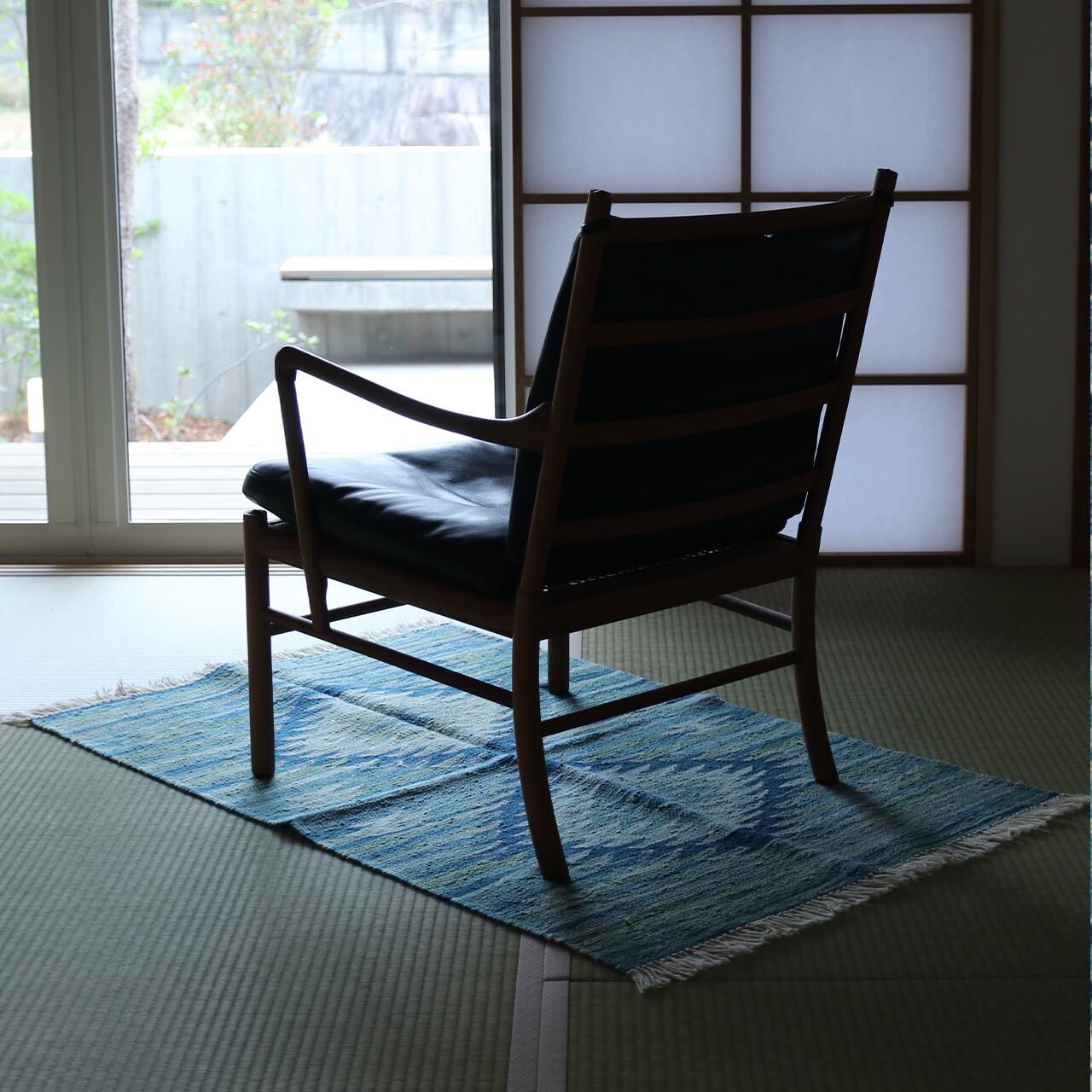 【即納品】ROGOBAKILIM(ロゴバキリム)|キリムマット ラグマット(約128×83cm) No.18912