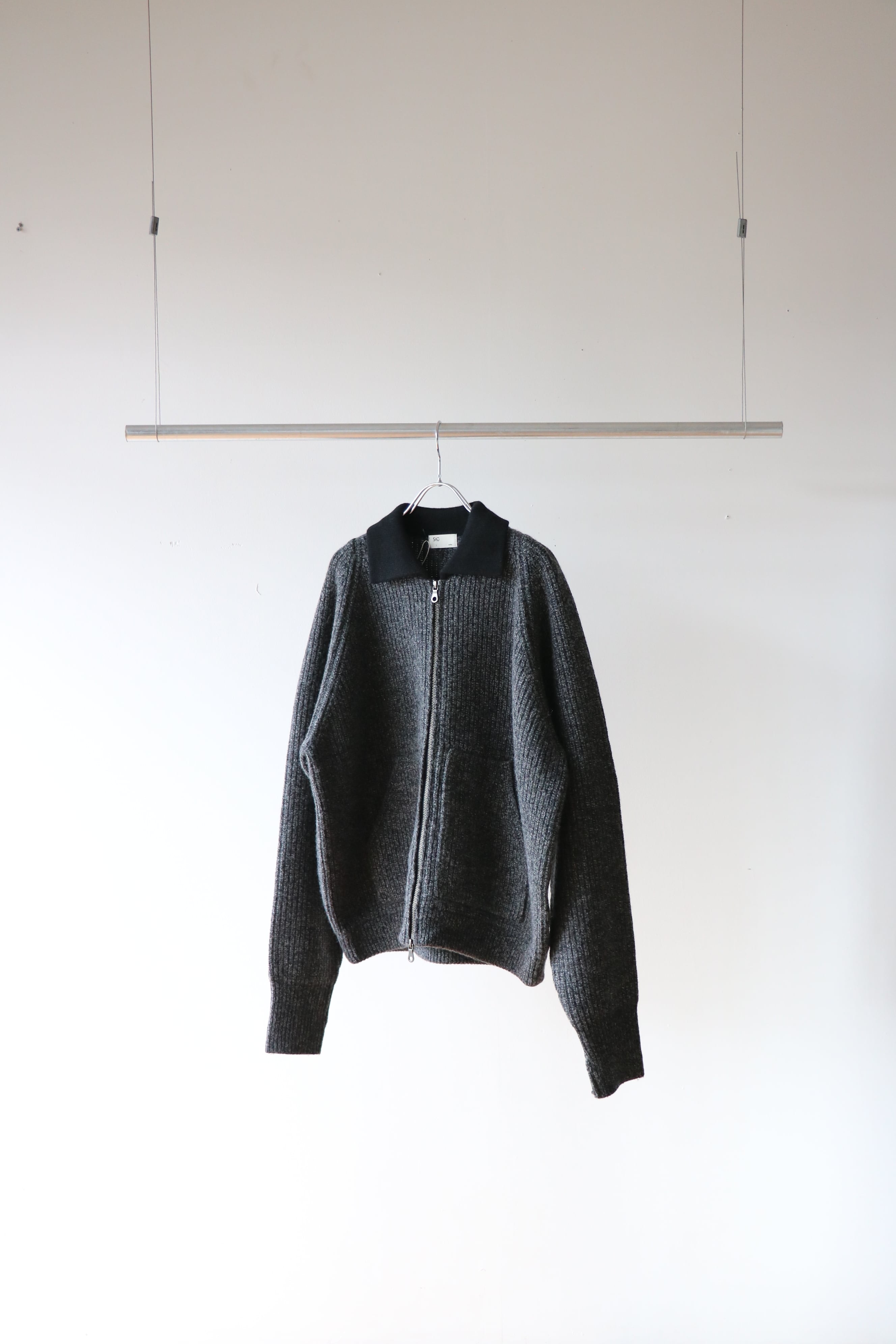 satou / melange knit blouson / KN25012 / サトウ メランジニットブルゾン