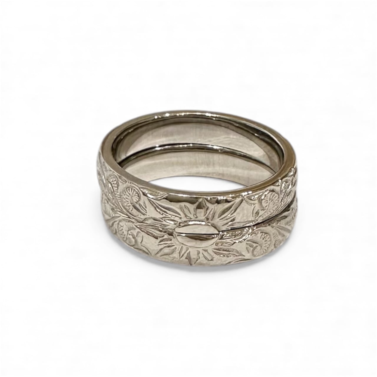 LIFE is sun flower リバーシブルリング(シルバー) ¥8,000+tax(¥8,800)