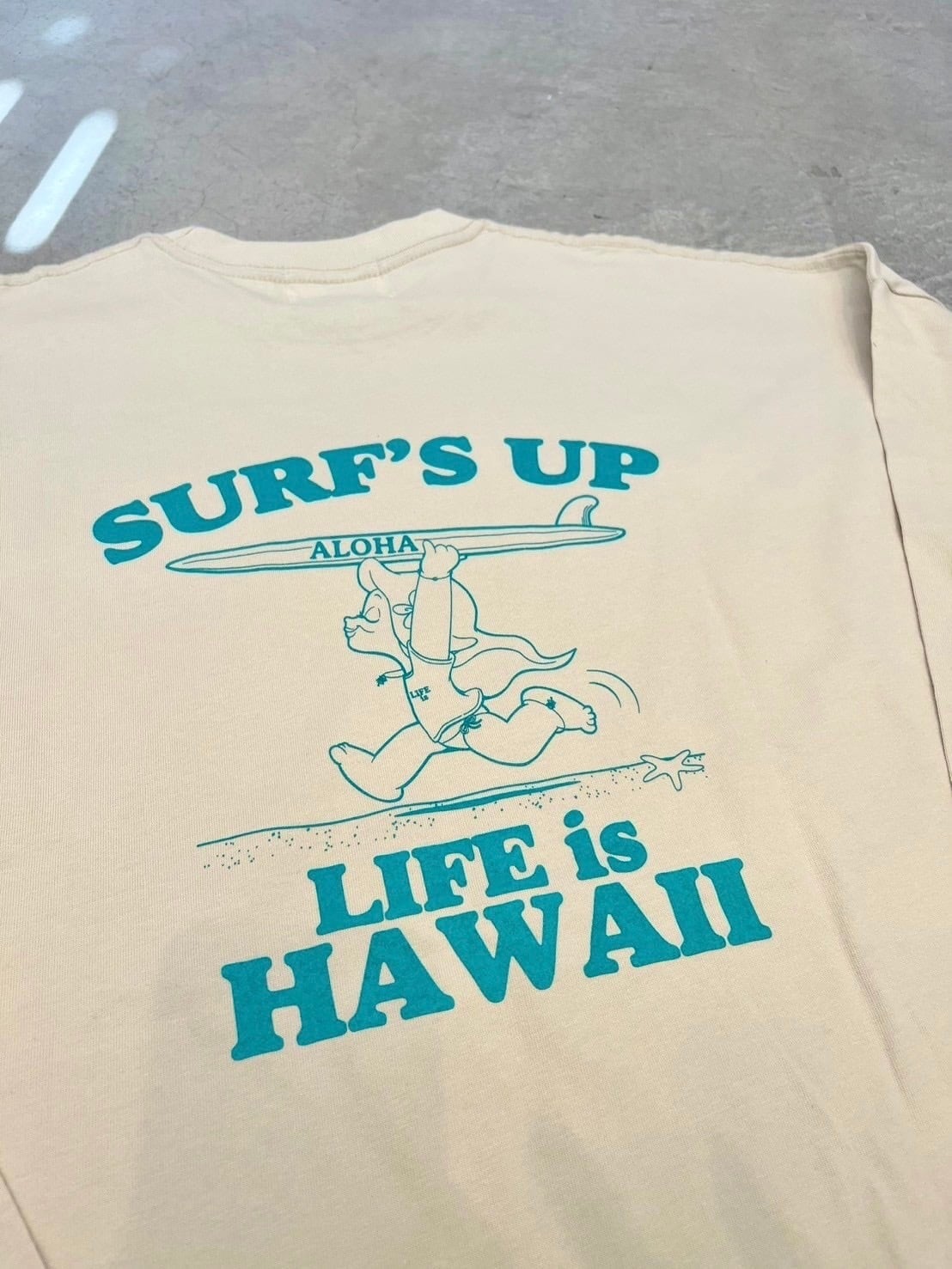 限定！LIFE is × MAPUAコラボsurf's upロンT ¥5,990+tax(¥6,589)