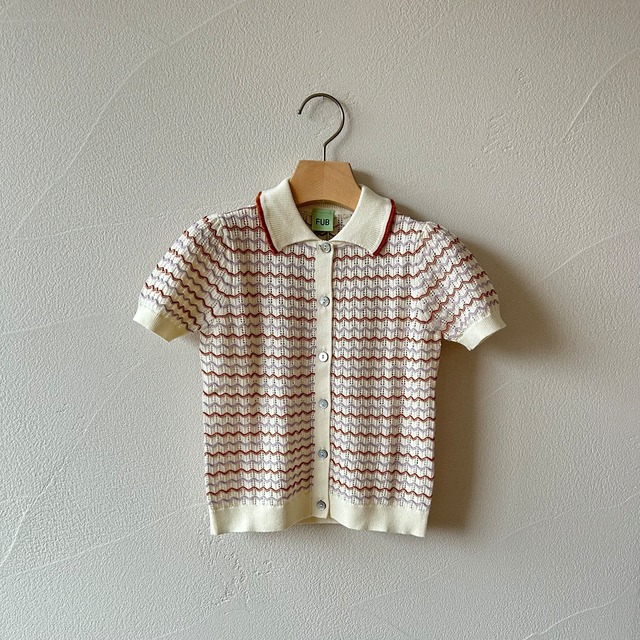 即納《 FUB 》Short Sleeves knit / ecru / Tシャツ / カーディガン / ファブ