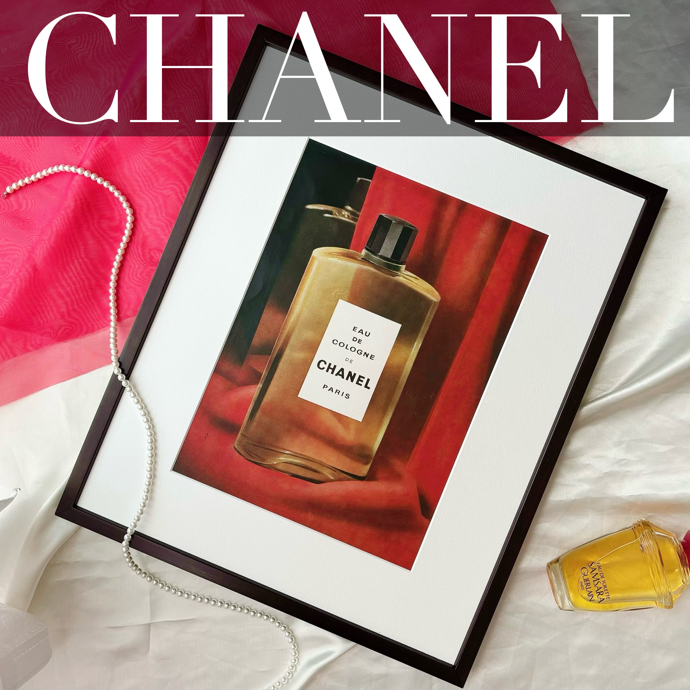 入手困難！1944 広告＞CHANEL シャネル ポスター ヴィンテージ アート