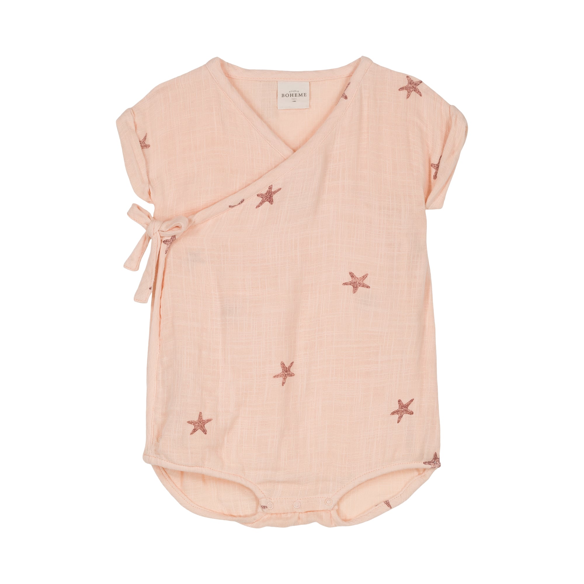 NUAGE ROMPER [ Pink Starfish ] / STUDIO BOHEME PARIS [ スタジオボエムパリ ロンパース  ベビー服] | Hippo + Birds [ BASE Shop ] 正規販売店 powered by BASE