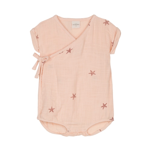 NUAGE ROMPER [ Pink Starfish ]  / STUDIO BOHEME PARIS  [ スタジオボエムパリ ロンパース ベビー服]