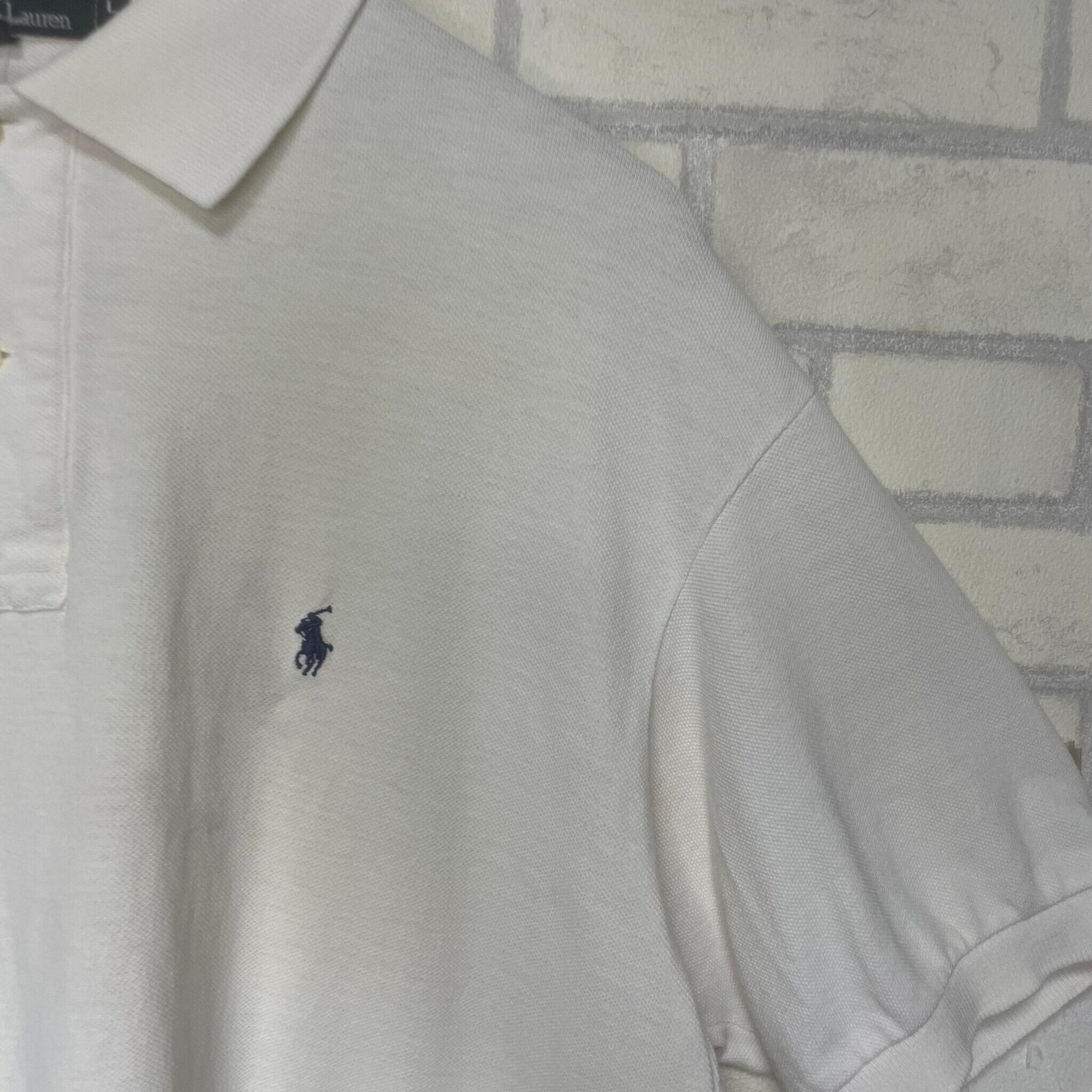 Made in USA】POLO by RALPH LAUREN 半袖ポロシャツ L 刺繍 コットン 