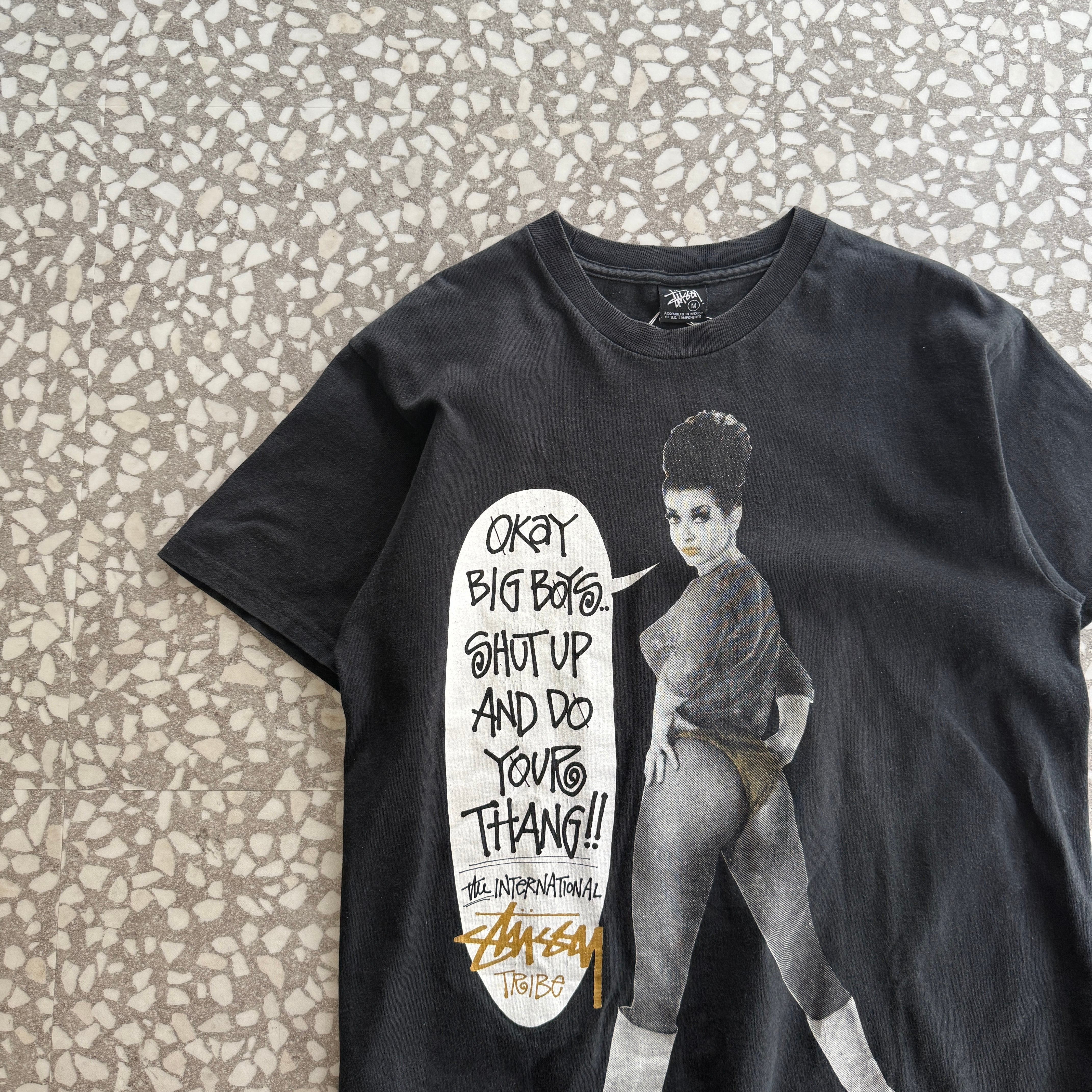 STUSSY / 00's big boy print T-shirt sizeM | 古着屋COBBLES (コーブレス)