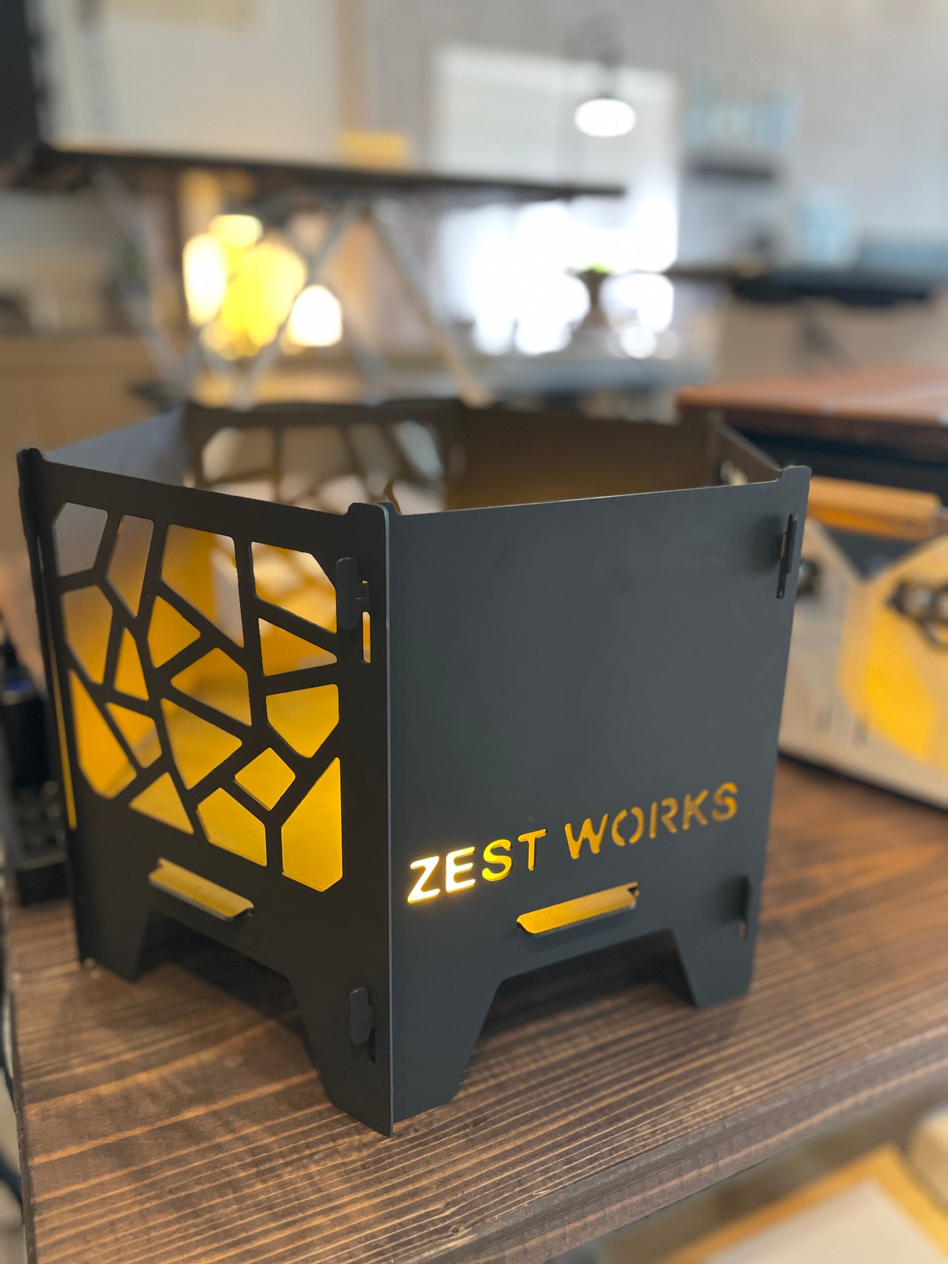 ZEST WORKS 焚火台 (ZW-TD6M) 耐熱MB塗装バージョン | ZEST WORKS