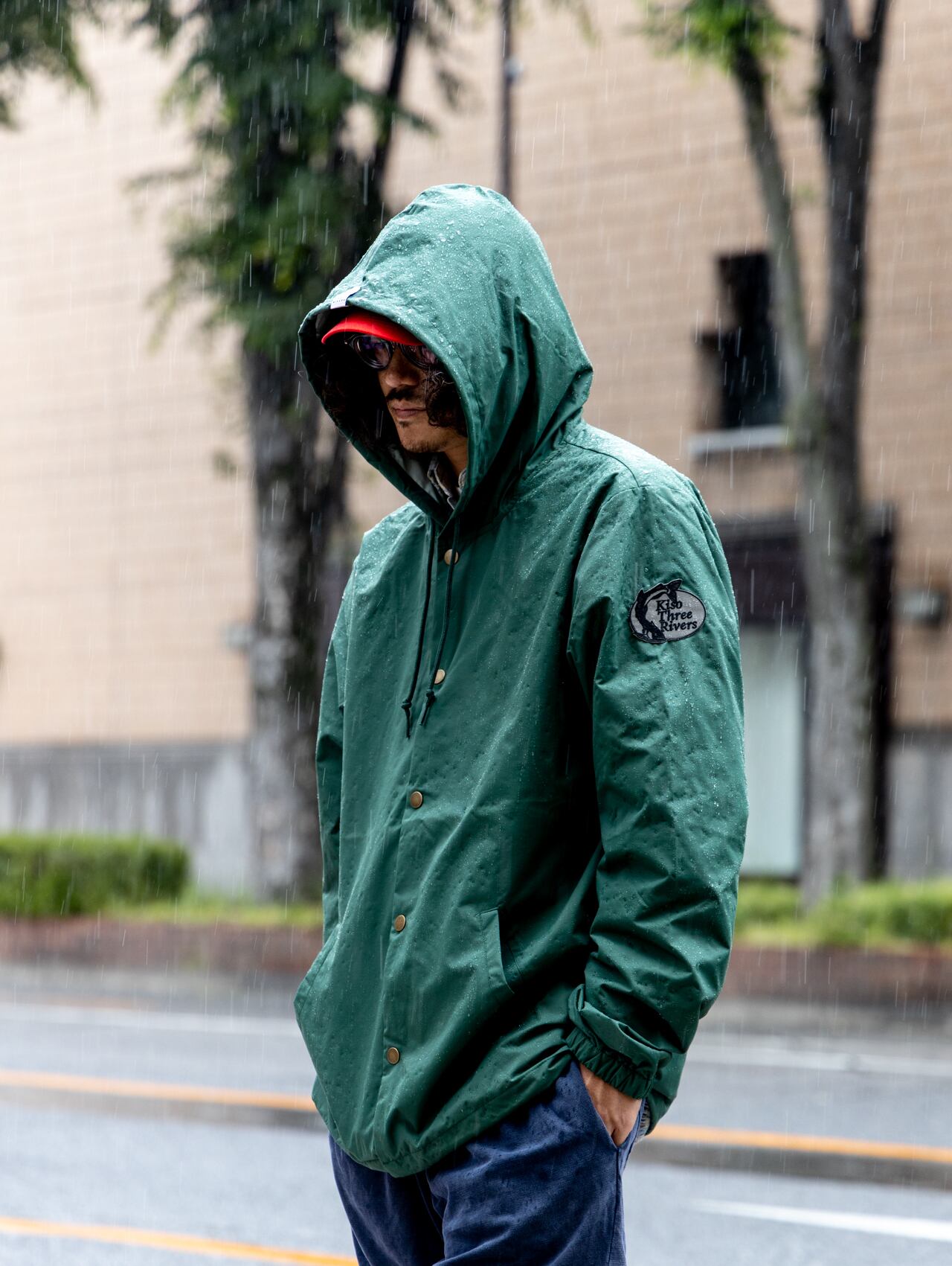 Reflector Wappen Hooded Nylon Jackets / KISO THREE RIVERS
