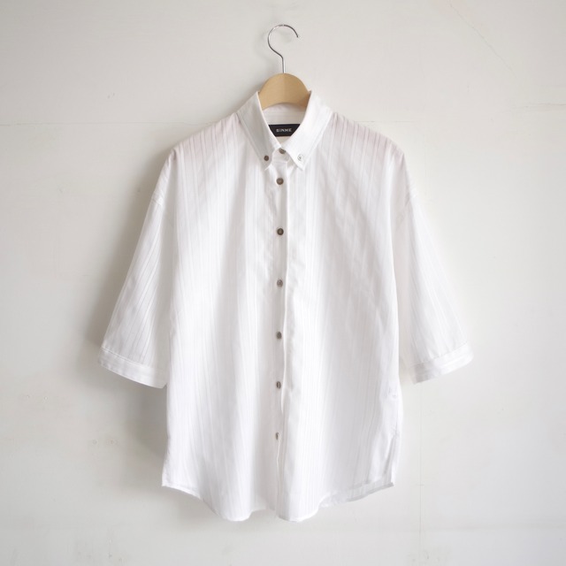 SINME  ストライブH/Sシャツ