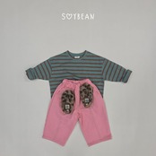 韓国子供服 / 26Autumn / soybean / ワンボックス ボーダーTシャツ / キッズ服 / 秋服 *XS~XL*