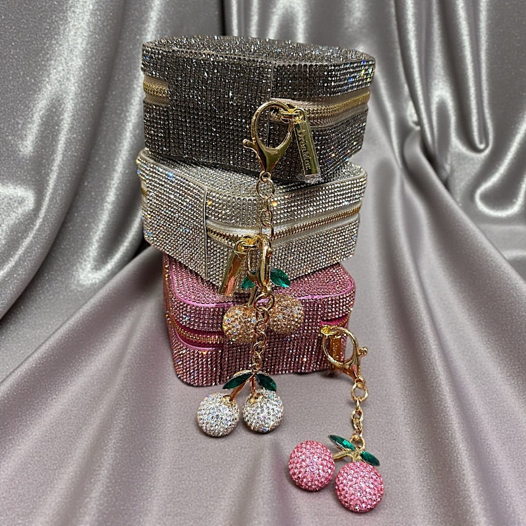 Sparkling Jewelry Box】日本初/ 全面ジルコニア/さくらんぼチャーム