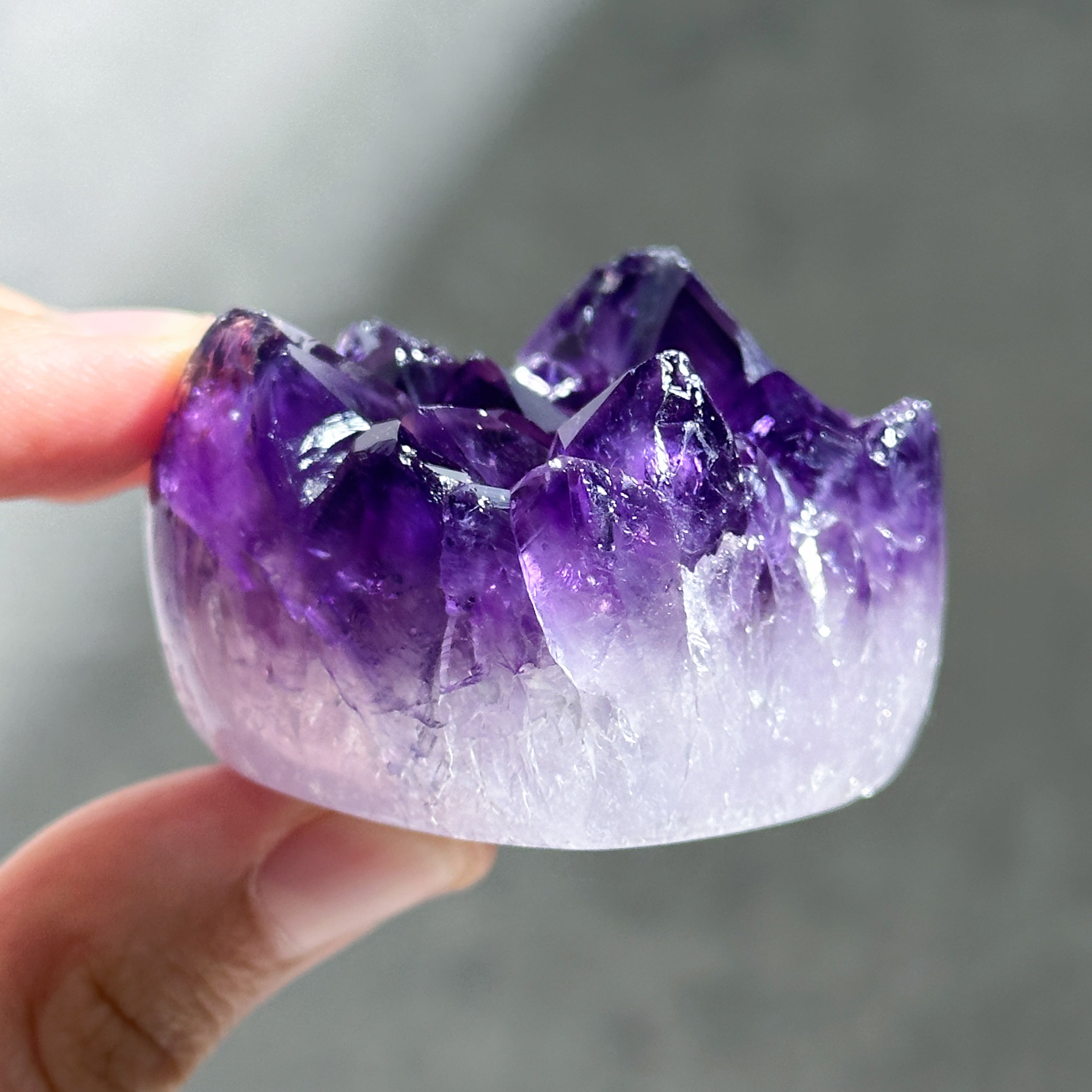 ウルグアイ産アメジスト ハート11◇ Amethyst ◇天然石・鉱石