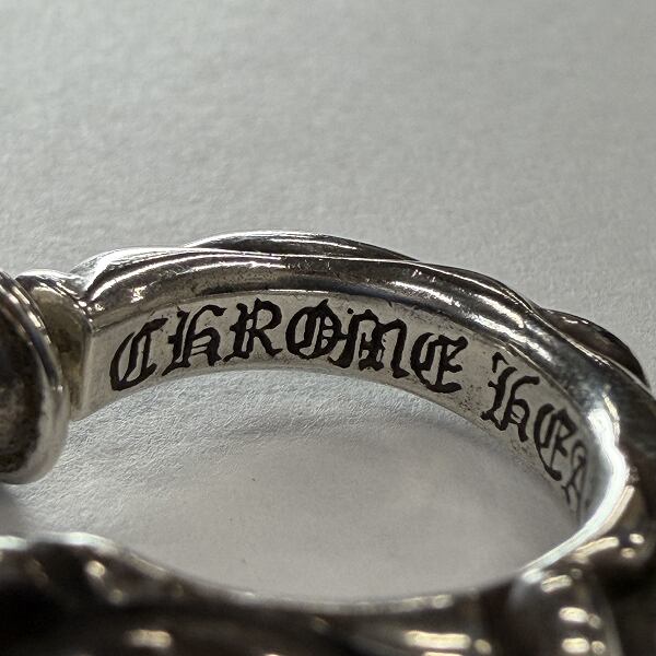 レシート付き】CHROME HEARTS/クロムハーツ SCROLL HOOP SML
