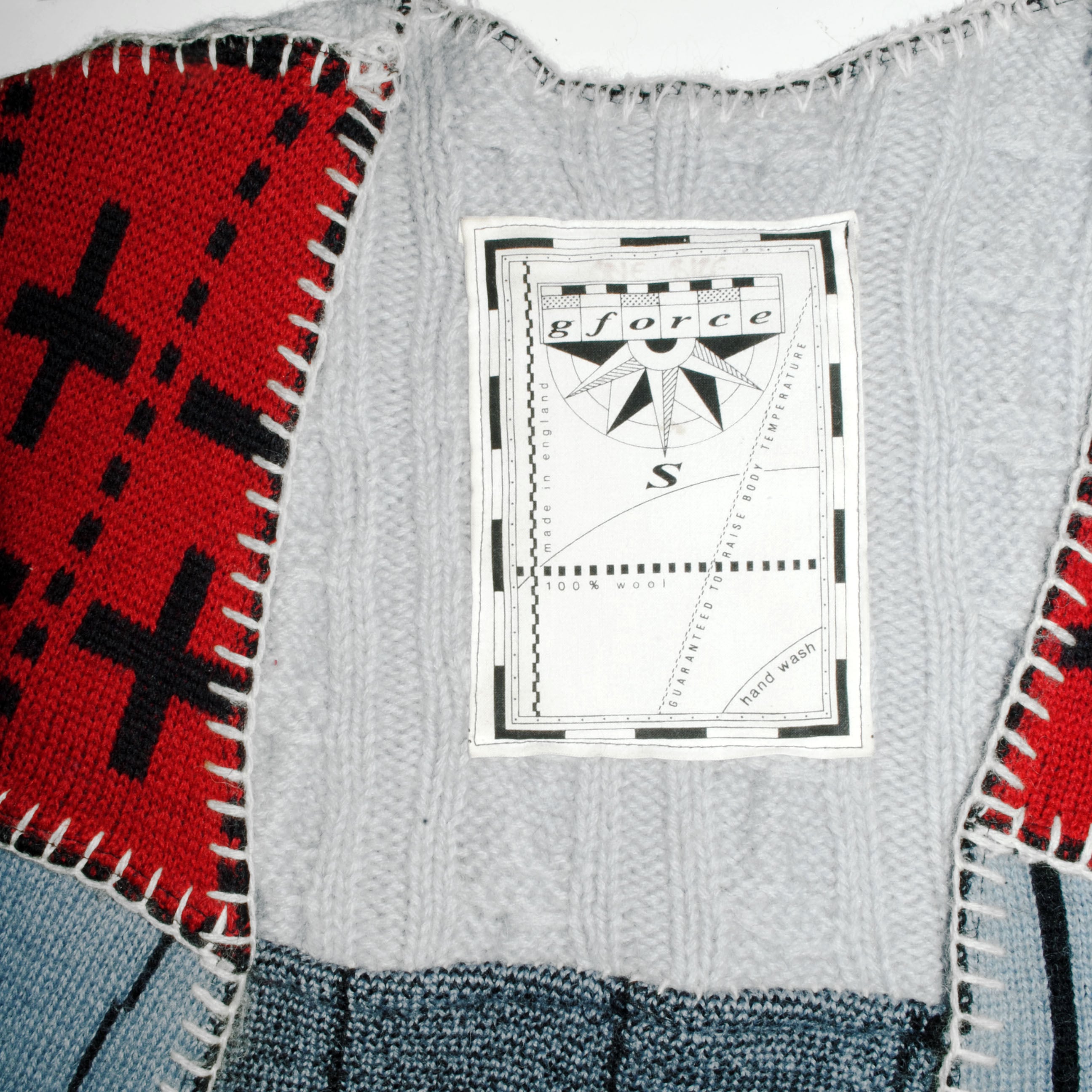 トップス 90s G-FORCE \"made in england\" wool vest 90s G-FORCE 