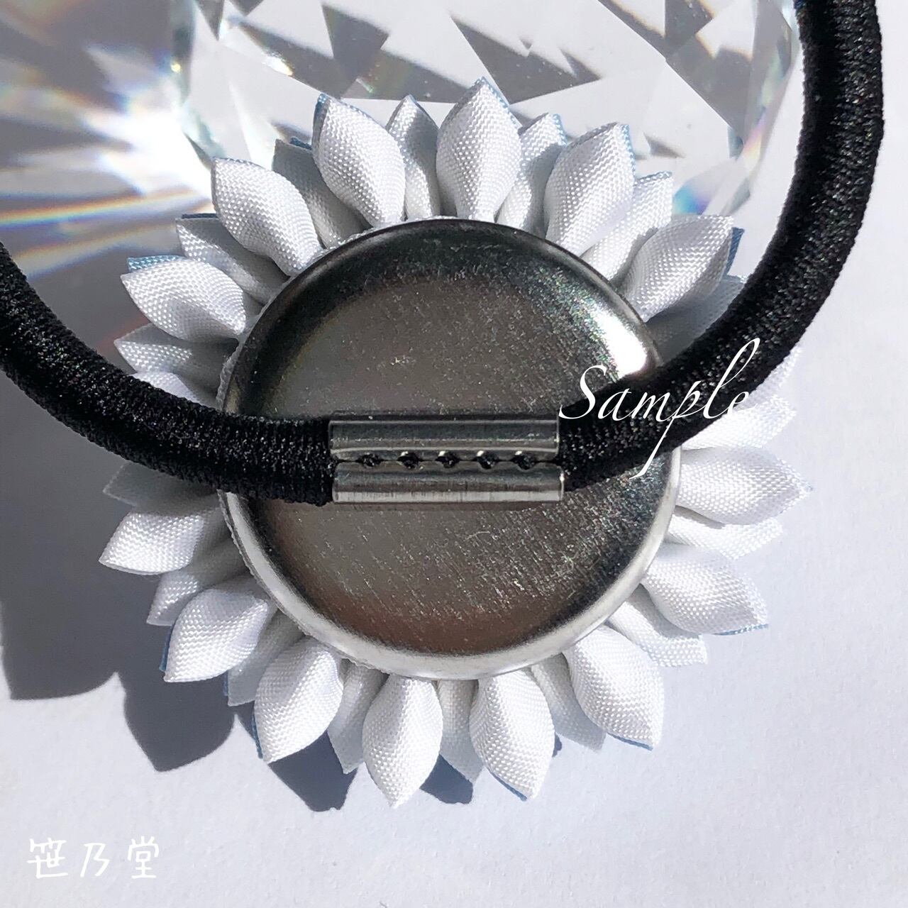 つまみ細工 和のヘアゴム～薄氷～ | PAY ID