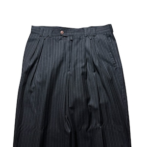 vintage GIANNI VERSACE COUTURE random stripe slacks