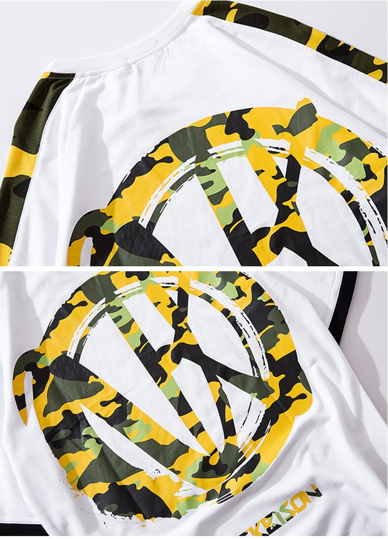 全2色 Tシャツ カットソー プリント カジュアル ストリート 