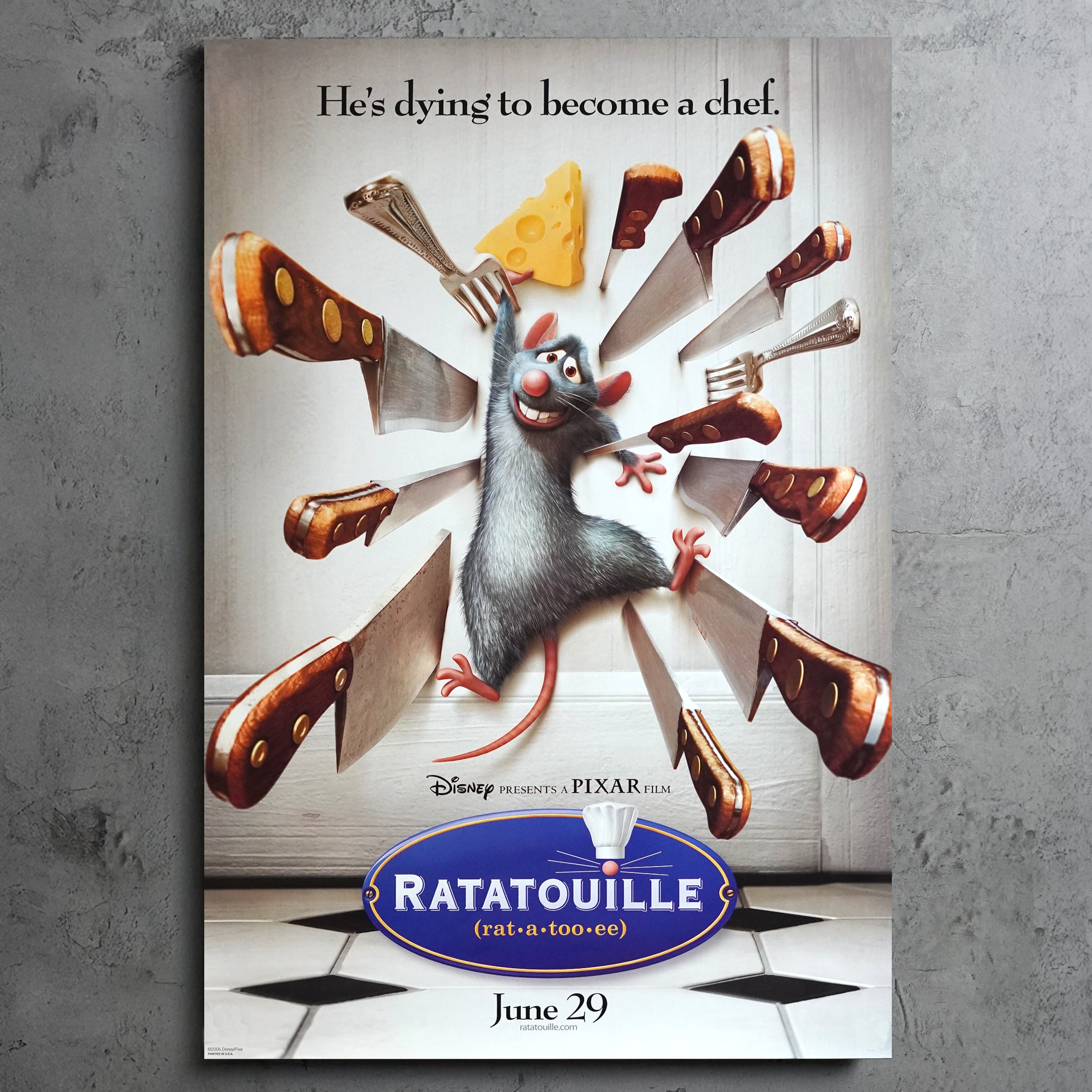 2007 / Ratatouille / US one sheet poster D/S / 686 × 1016mm【PO00000283048】