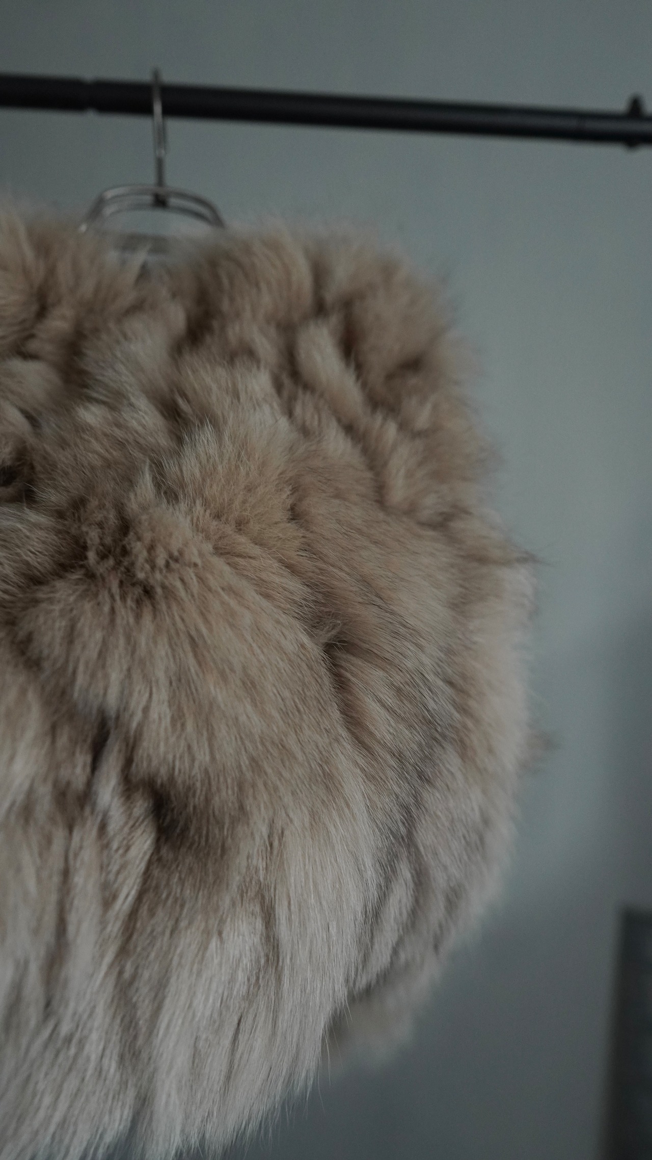 Rabbit lagoonrammix fake fur VT/beigemix