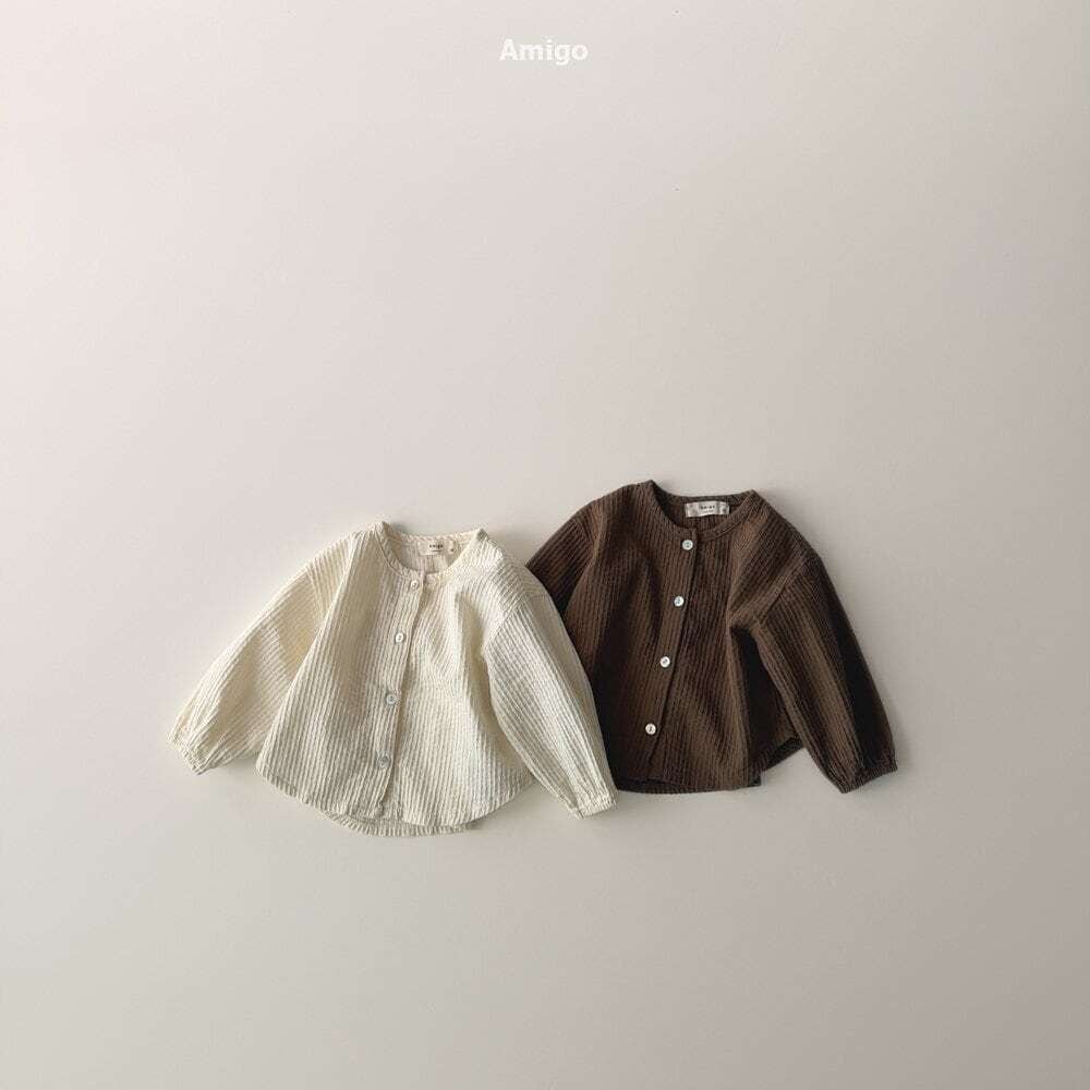 予約⌇amigo / Round shirring shirt