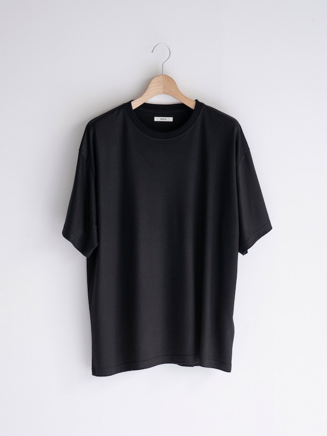 BODHI　CASHMERE100 TEE　BLACK　BD10006