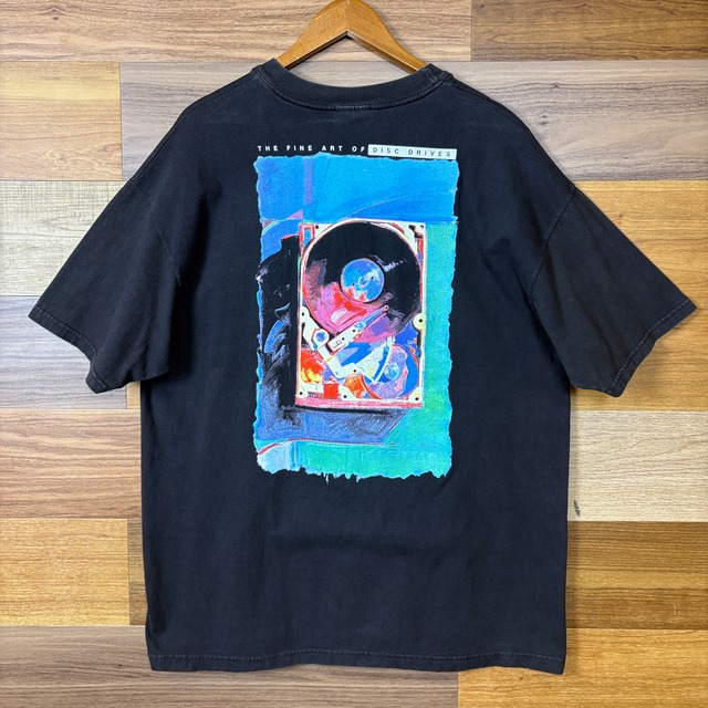 00s SEAGATE 企業系 グラフィックアート デザイン T-sh Tシャツ サイズ 