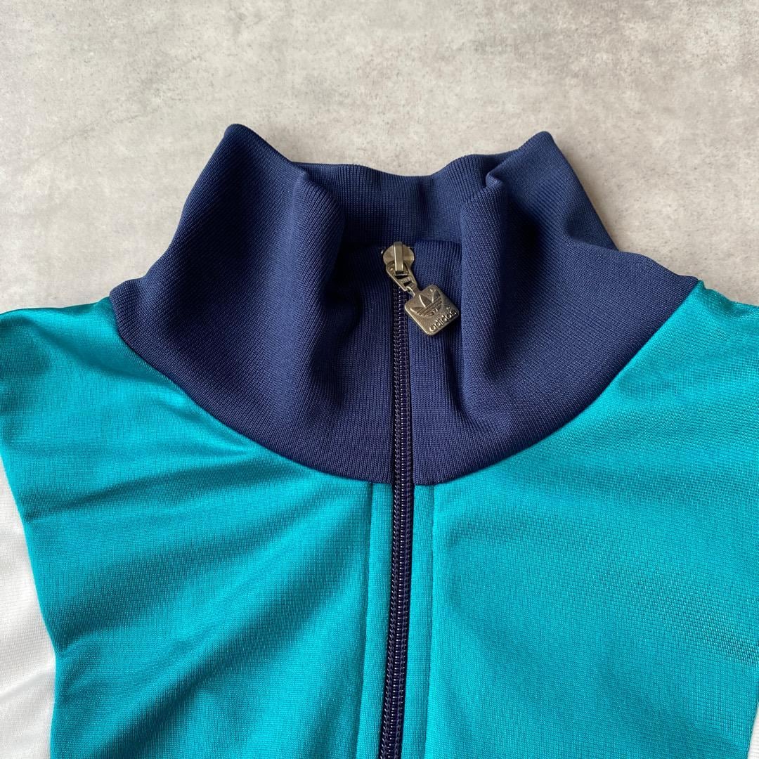 adidas 80s トラックジャケット adidas アディダス トラックジャケット 古着 80s L 紺 14493 | fuufu