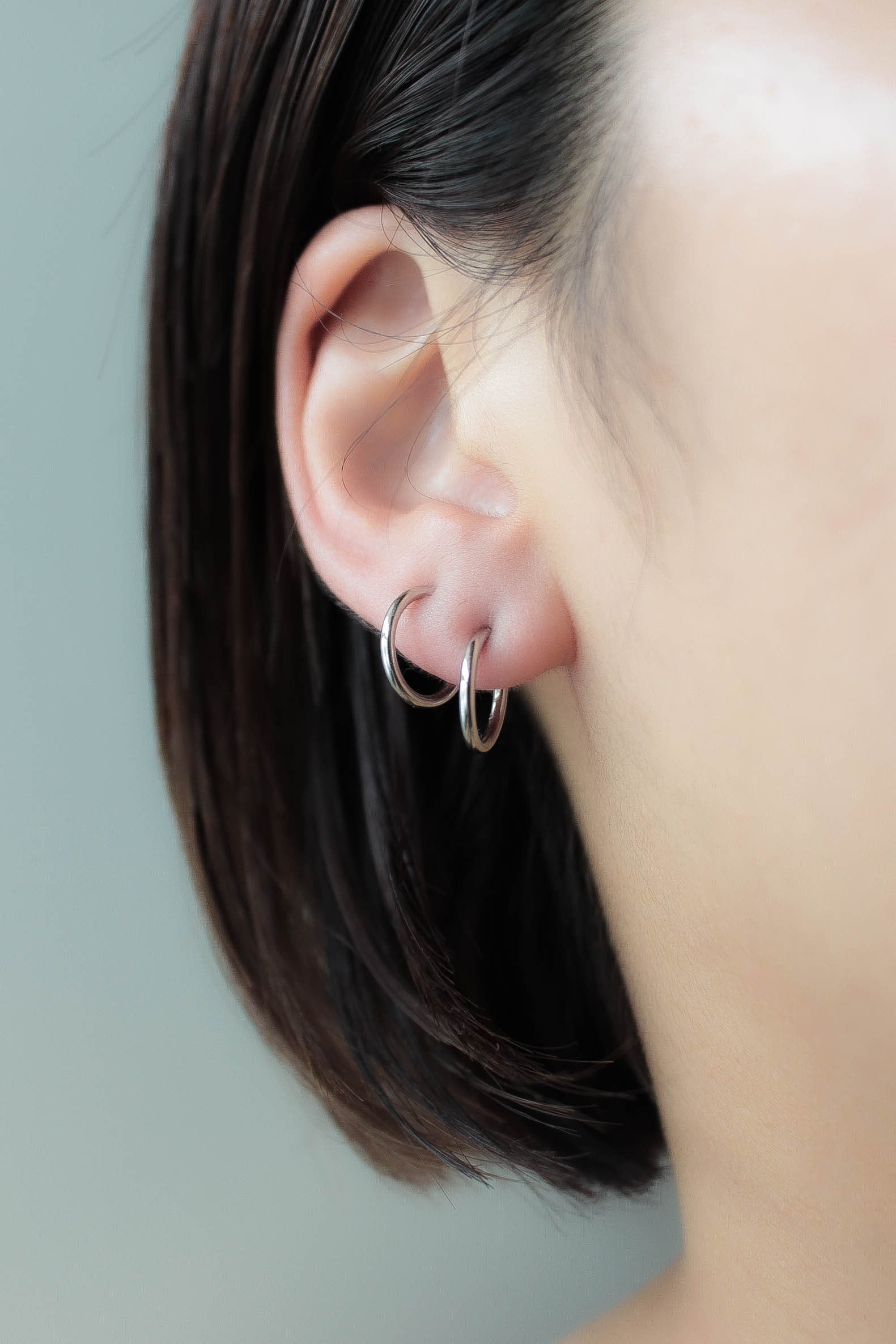 Simple Hoop Earring | ebine(エビネ)|金属アレルギー対応アクセサリー