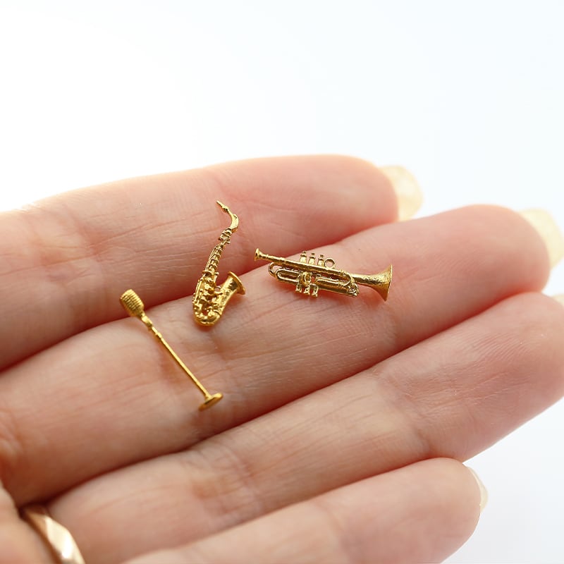 純金 楽器のコレクション トロンボーン】約1g | JUNGOLD【純金の世界】
