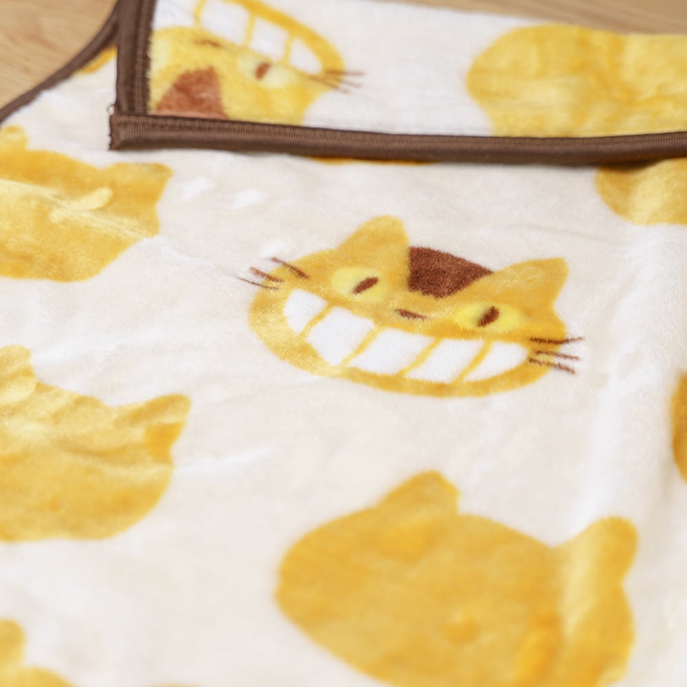 となりのトトロ ひざ掛け / ブランケット ネコバスシルエット（1397