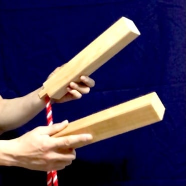 拍子木（大） | 祭用品専門店『そめきん』ネット通販サイト