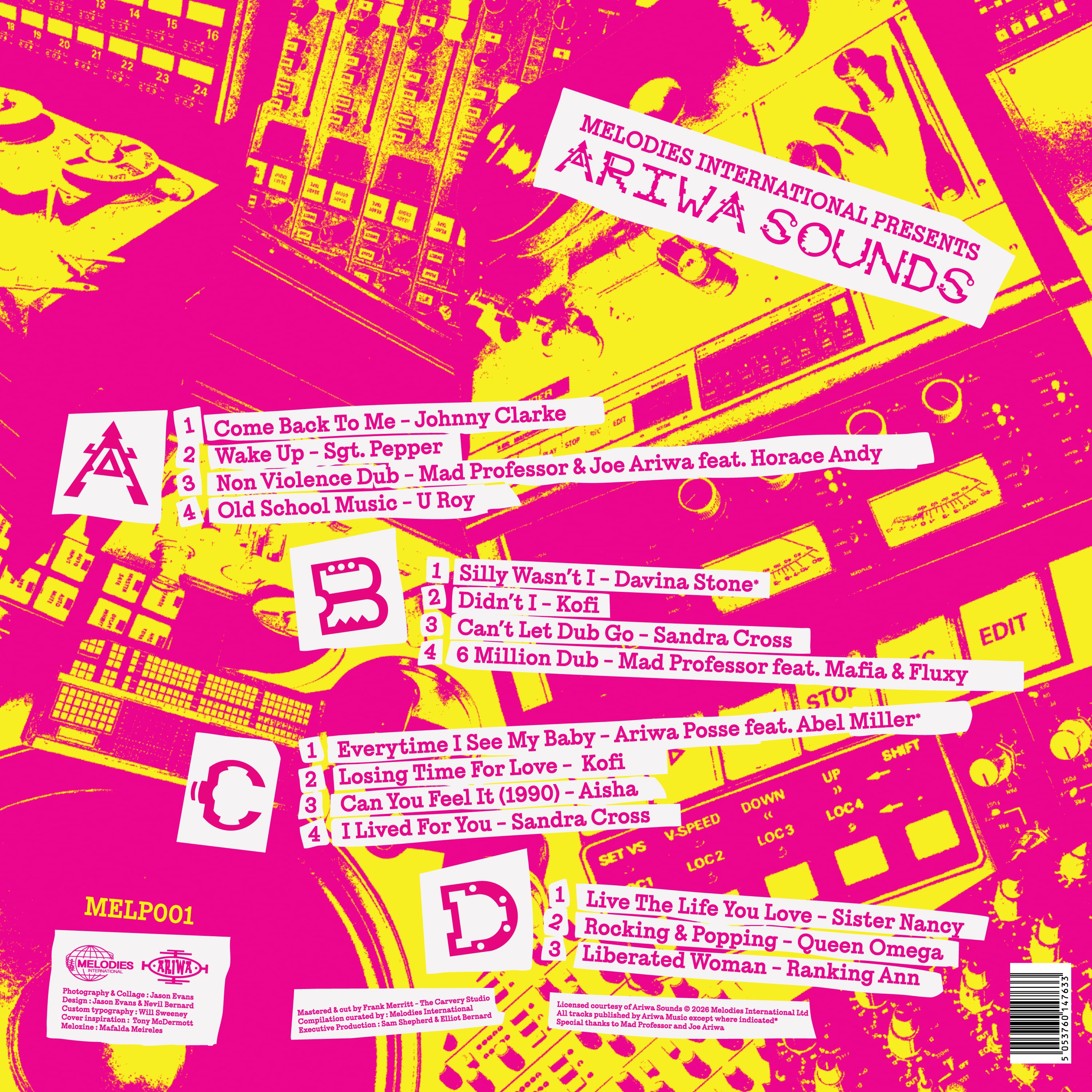 Melodies International presents Ariwa Sounds（輸入盤2LP/特別
