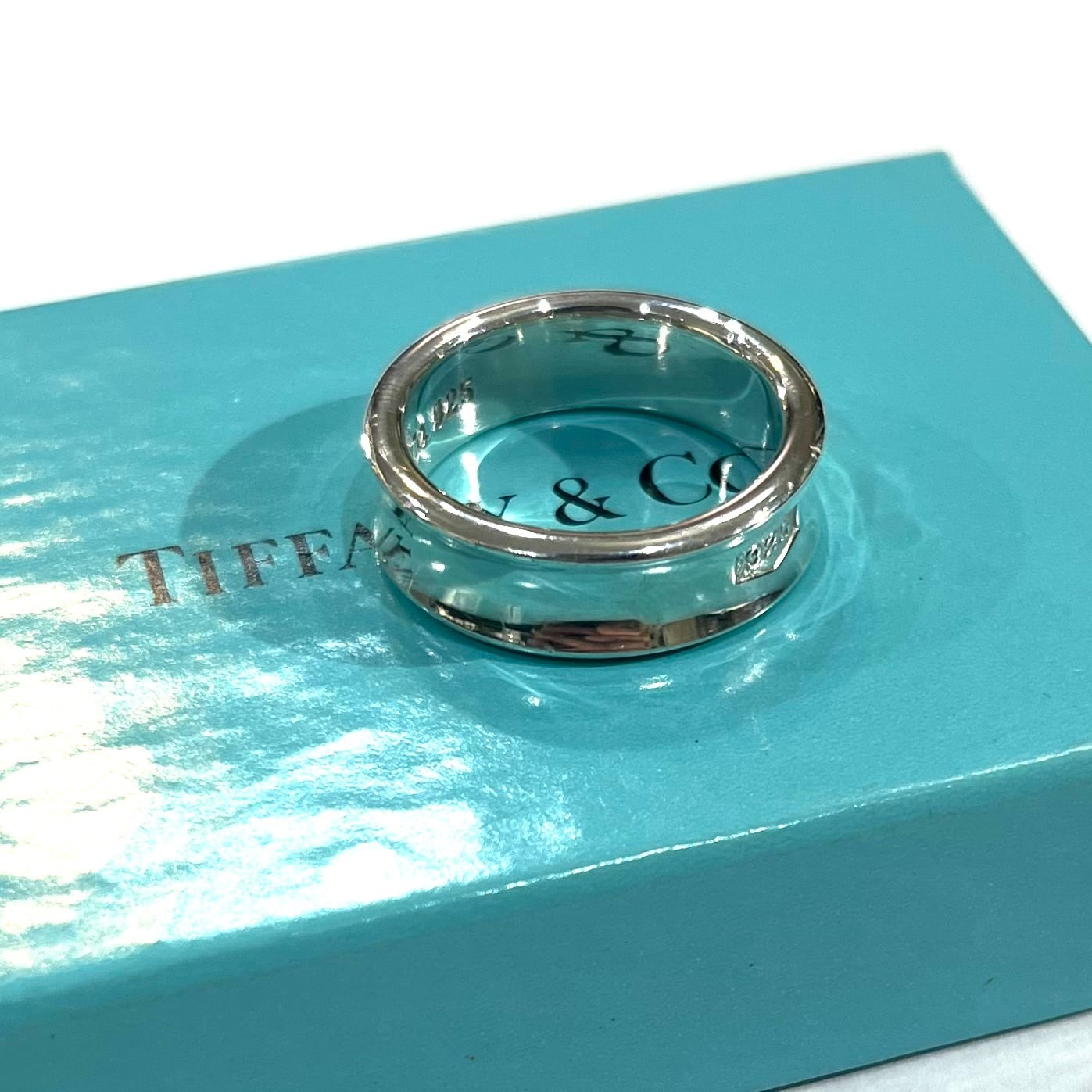 TIFFANY&CO】【18号】2614 ナローデザインシルバーリング 15号